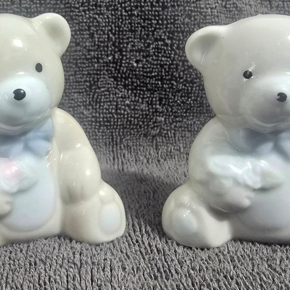 Vintage Teddy Bear Salt & Pepper Shakers
